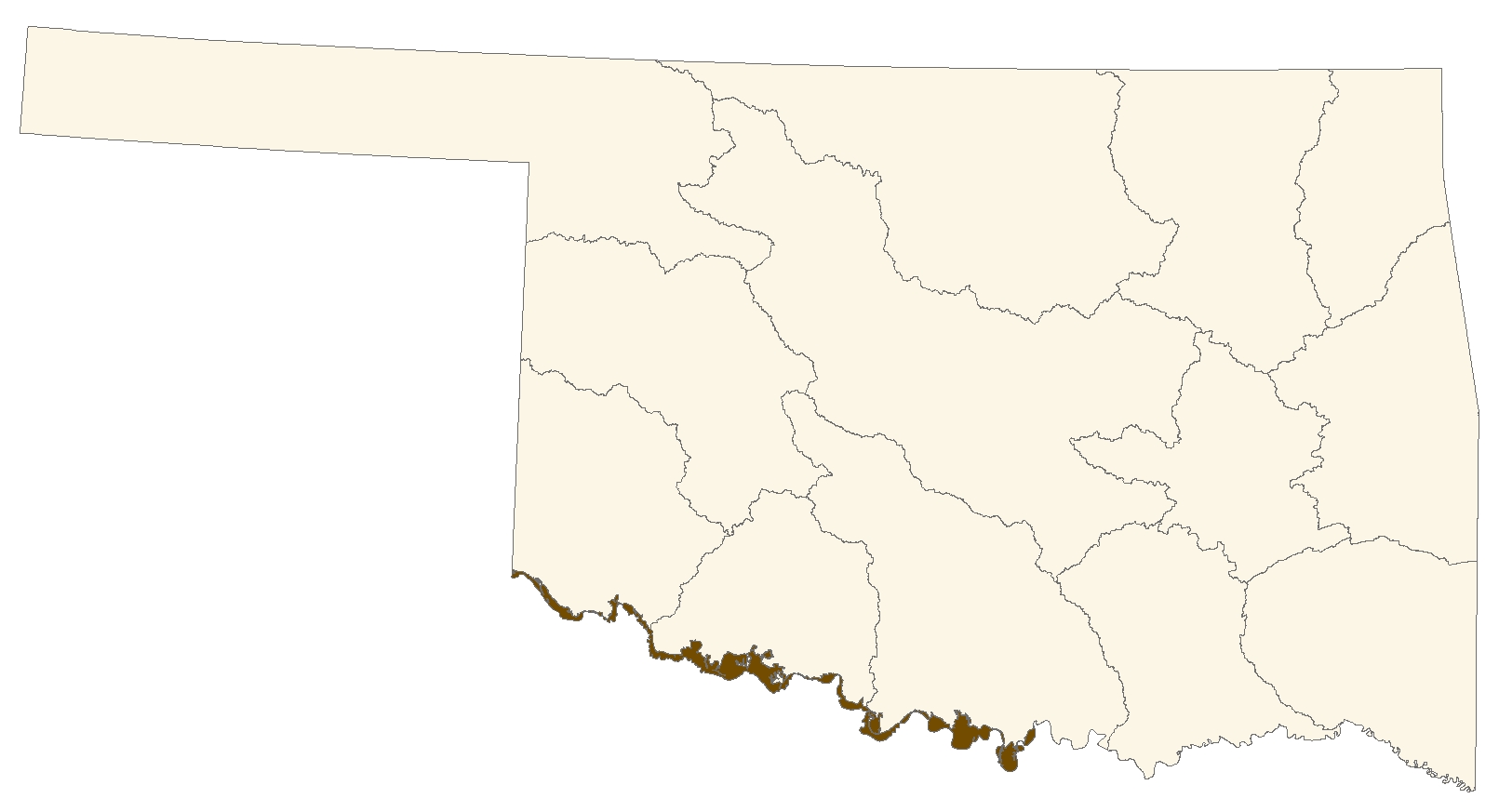Red River Reach 1-2 Aquifer Map